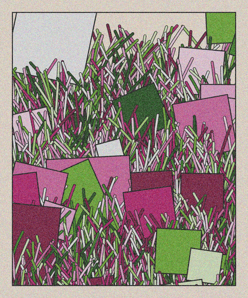 Paper salad with colored cardboard #11 static token preview