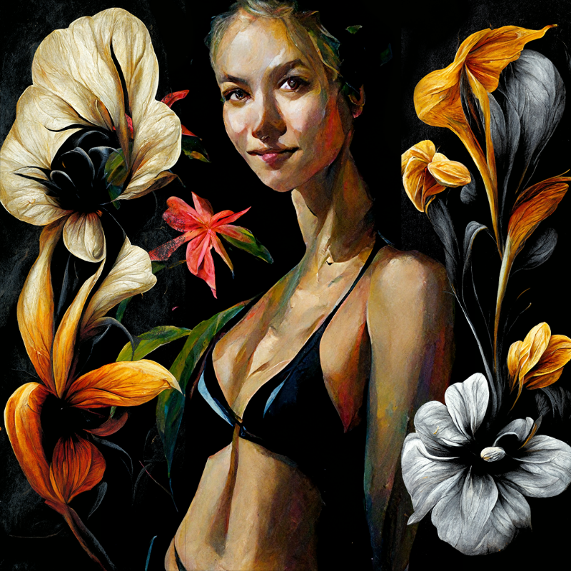 Girl and Flower #2 #17 static token preview