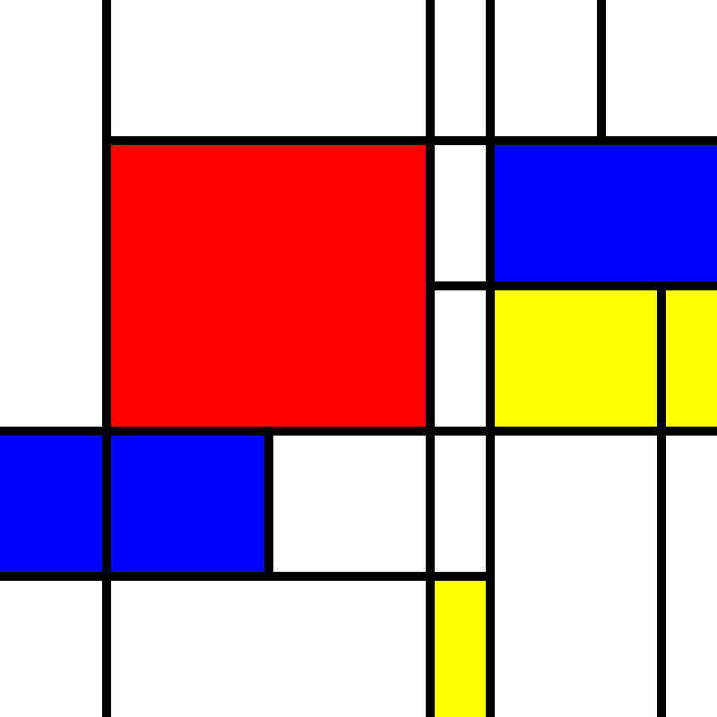 compositioninredblueandyellow.art, (NFT) #20 static token preview