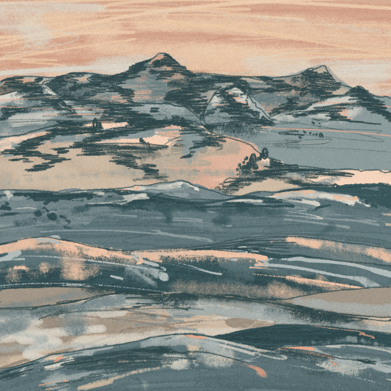 Postcard From The Mountains #4 static token preview