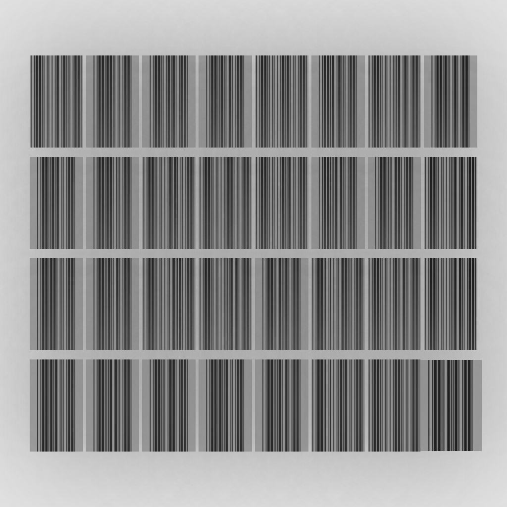 barcode(fxhash) #24 static token preview