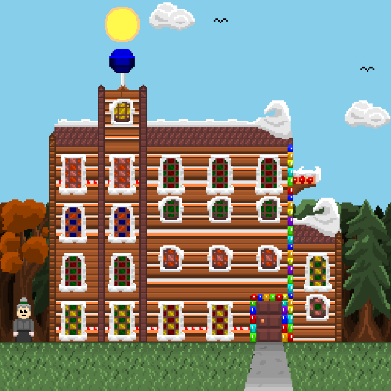 2D Mansion Candy House #3 static token preview