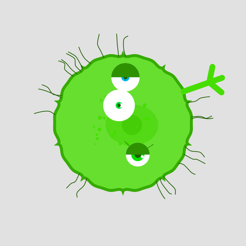 Virus generative #13 static token preview