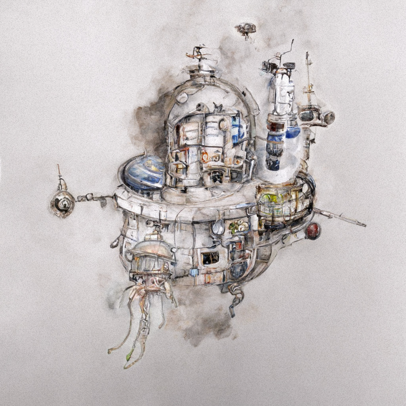 Utopian Space Castles #63 static token preview