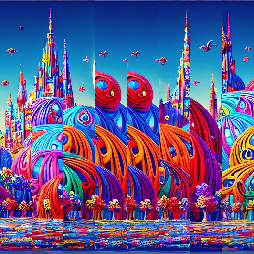 AI Psychedelic Candy #7 static token preview