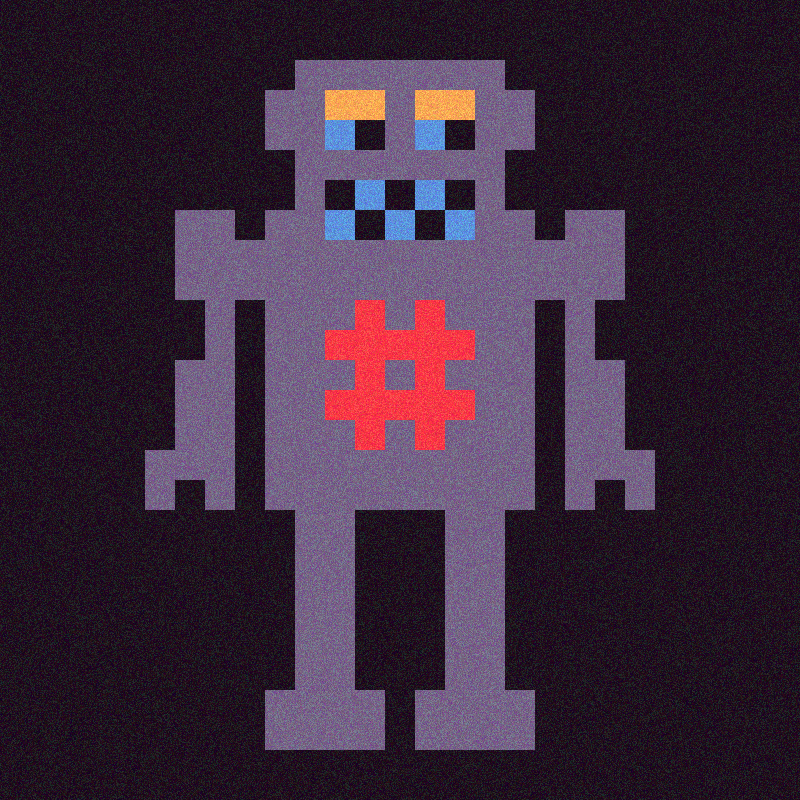 Pixelbots #14 static token preview