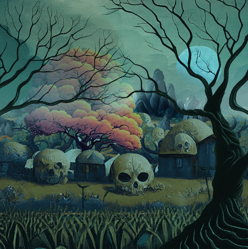 Skull Village #19 static token preview