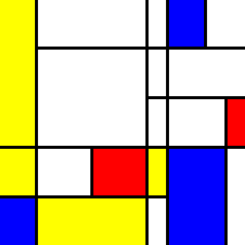 compositioninredblueandyellow.art, (NFT) #21 static token preview