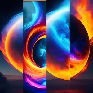 The movement of fire and smoke project preview