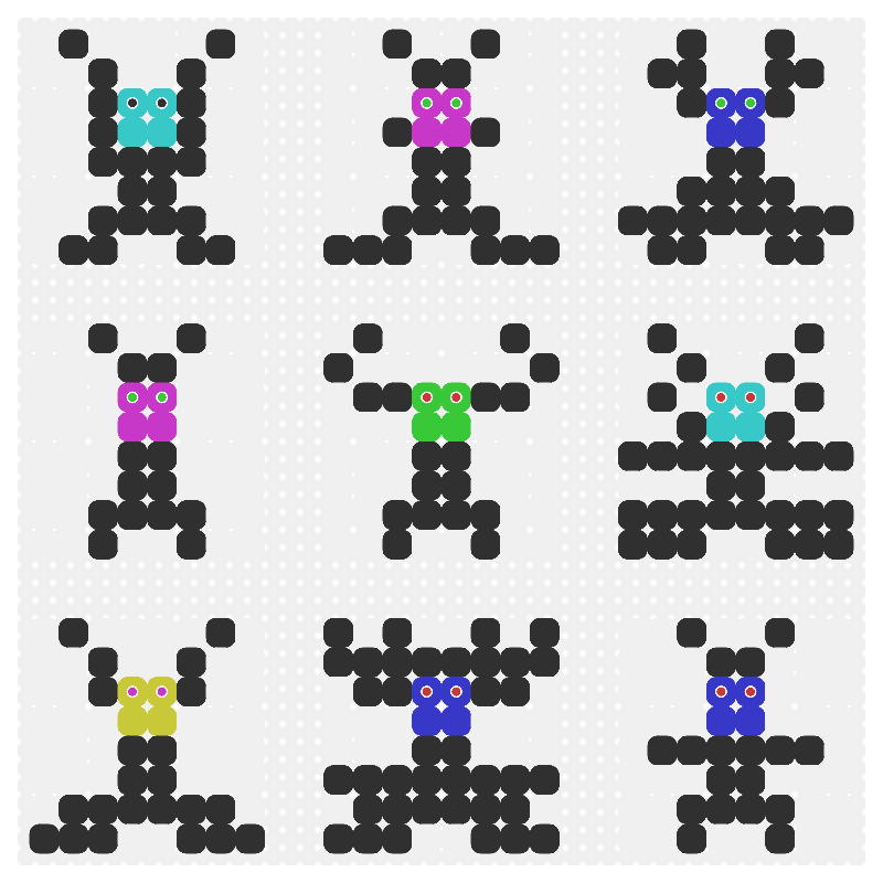 8x8 Pixel Creatures #16 static token preview