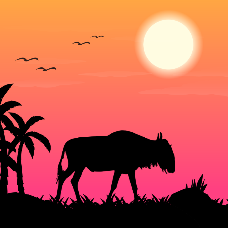 We Care...Wildebeest #7 static token preview