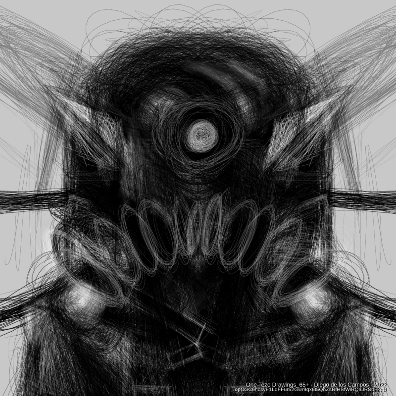One Tezo Drawings_65+ #6 static token preview