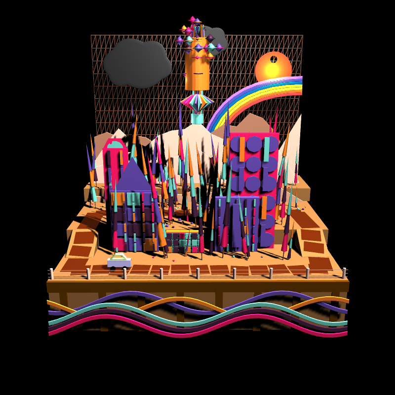 Paper Art 3D #7 static token preview