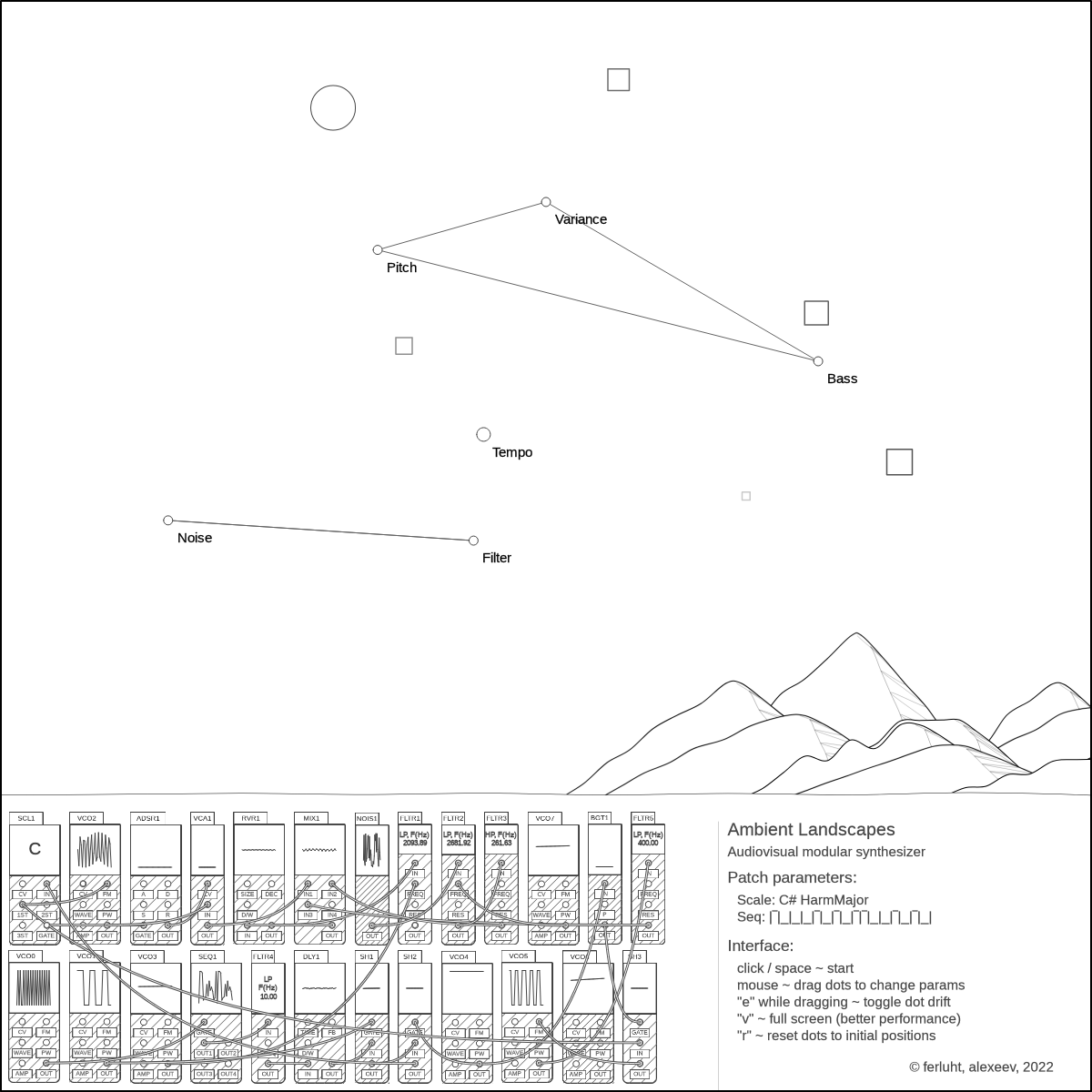 Ambient Landscapes synthesizer #16 static token preview