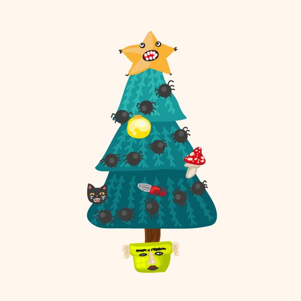 Creepy Christmas Tree For You! #6 static token preview