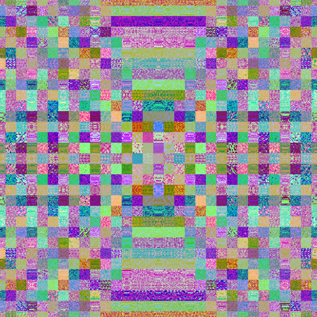 glitched quilt sq #1 static token preview