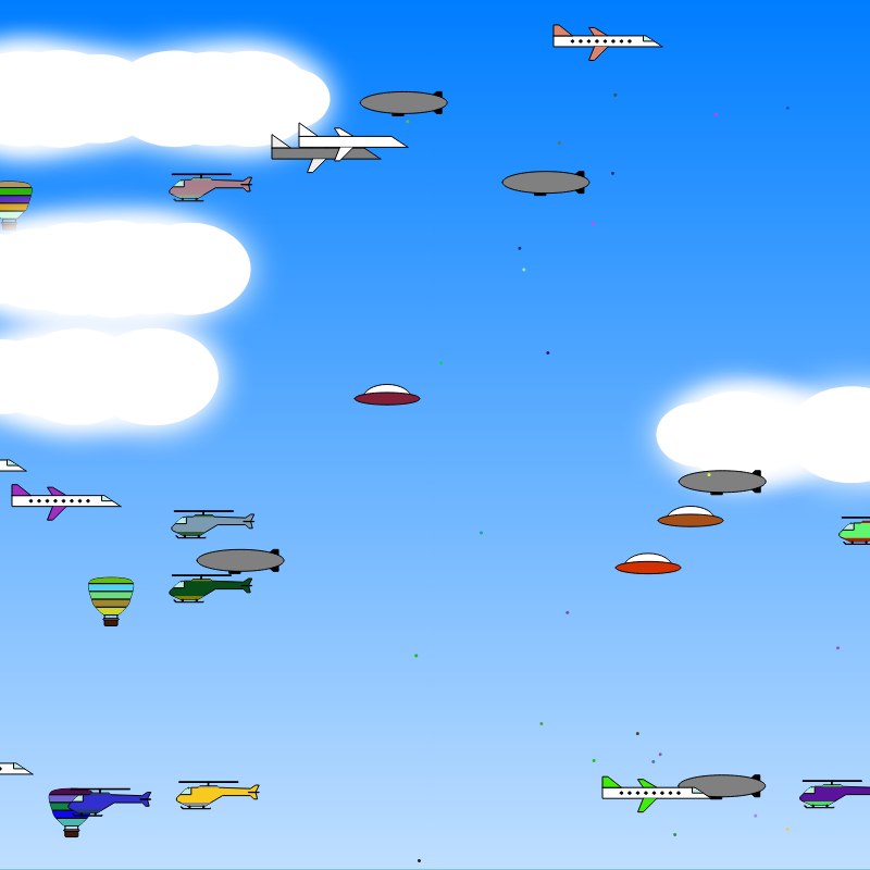 Busy Skies #12 static token preview