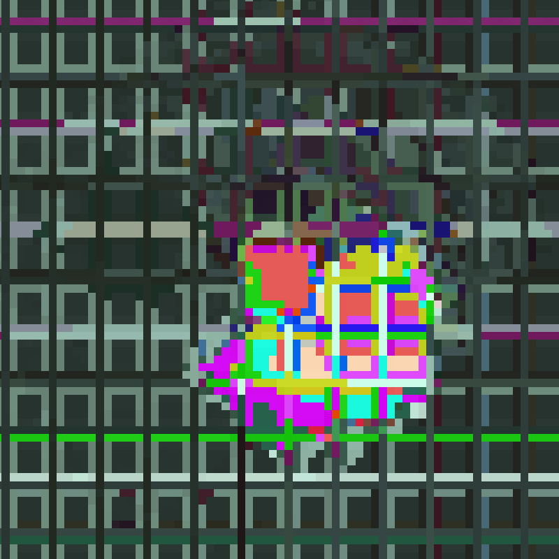 Psychedelic Pixels #6 static token preview