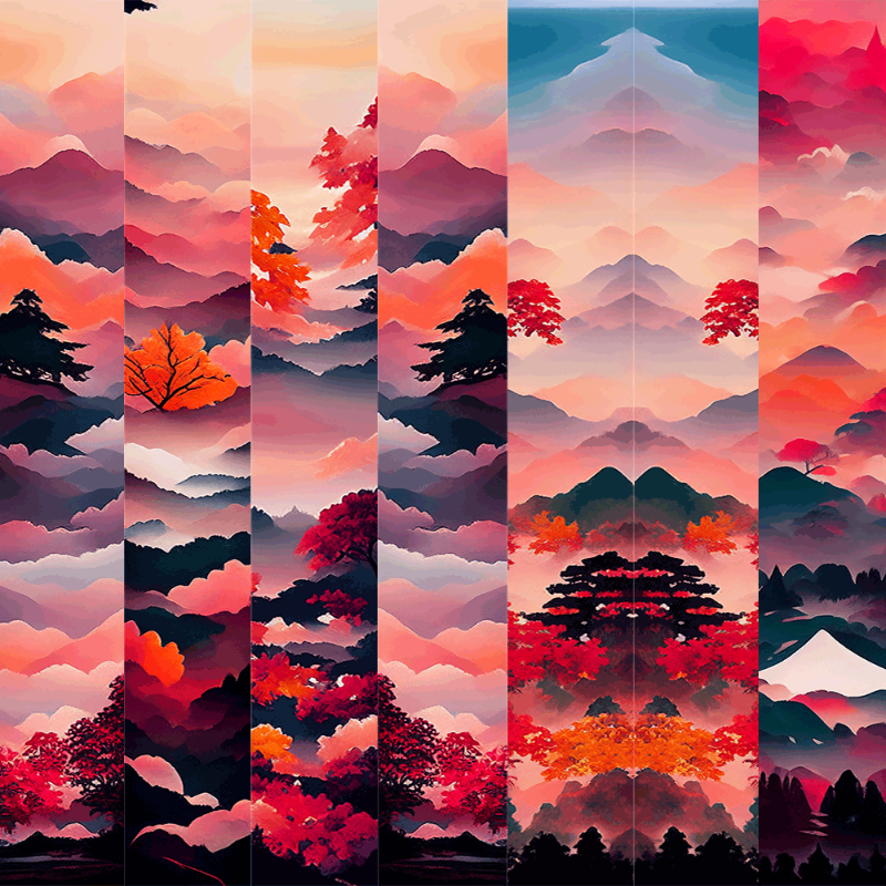 AI Japanese Autumn #9 static token preview