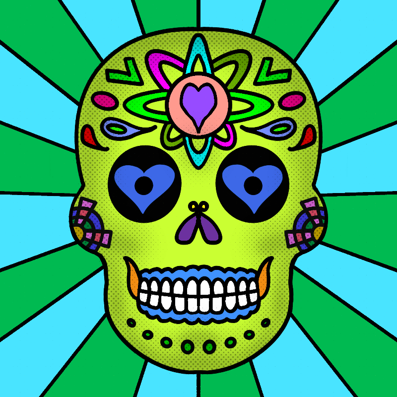 Sugar Skulls #139 static token preview