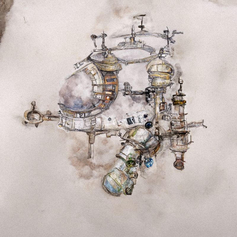 Utopian Space Castles #18 static token preview