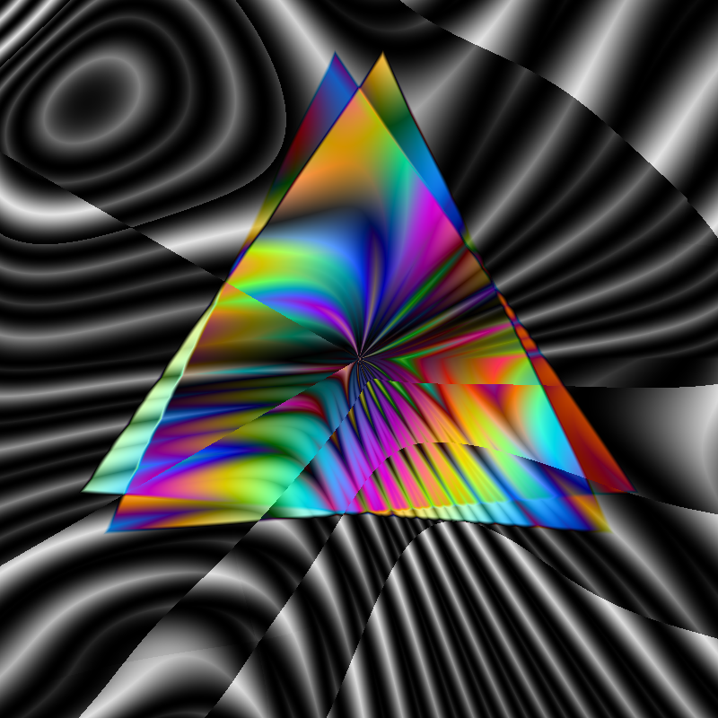 Colorful Triangles #10 static token preview