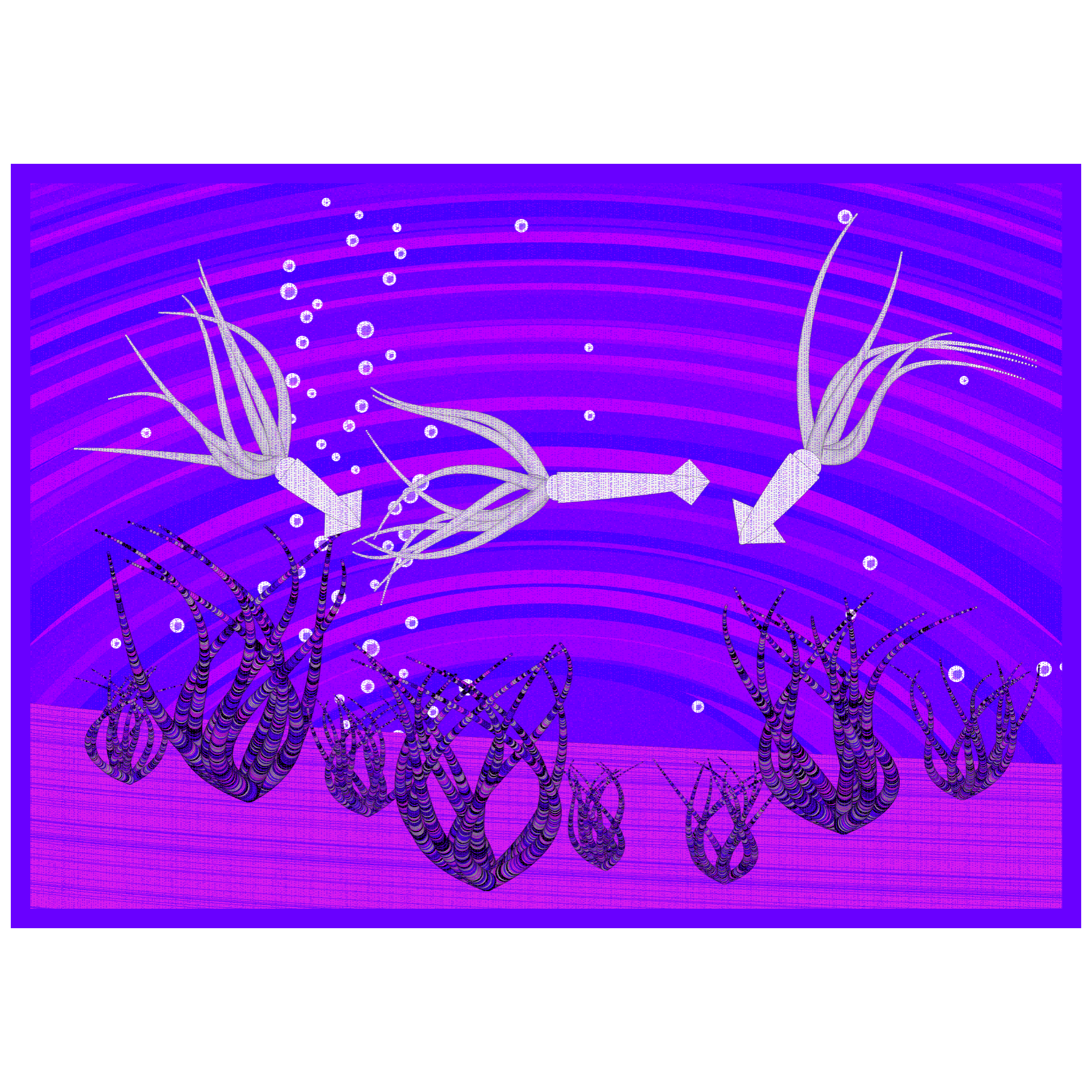 Bézier Aquarium 🦑 #32 static token preview