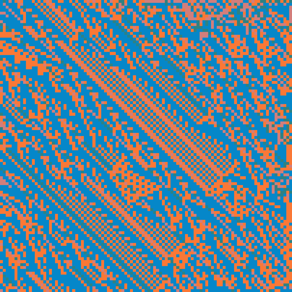 Blending Neighbors Cellular Automata #13 static token preview