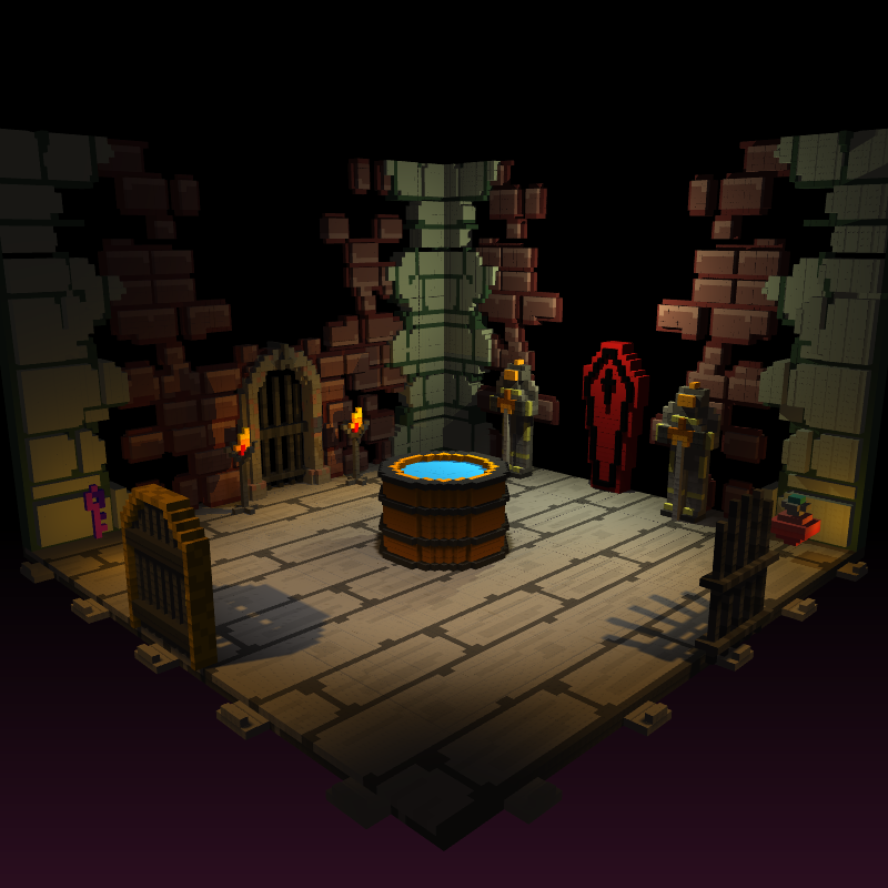 8-bit Dungeons #1 static token preview