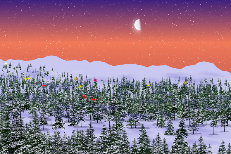 Evergreen Lights #17 static token preview