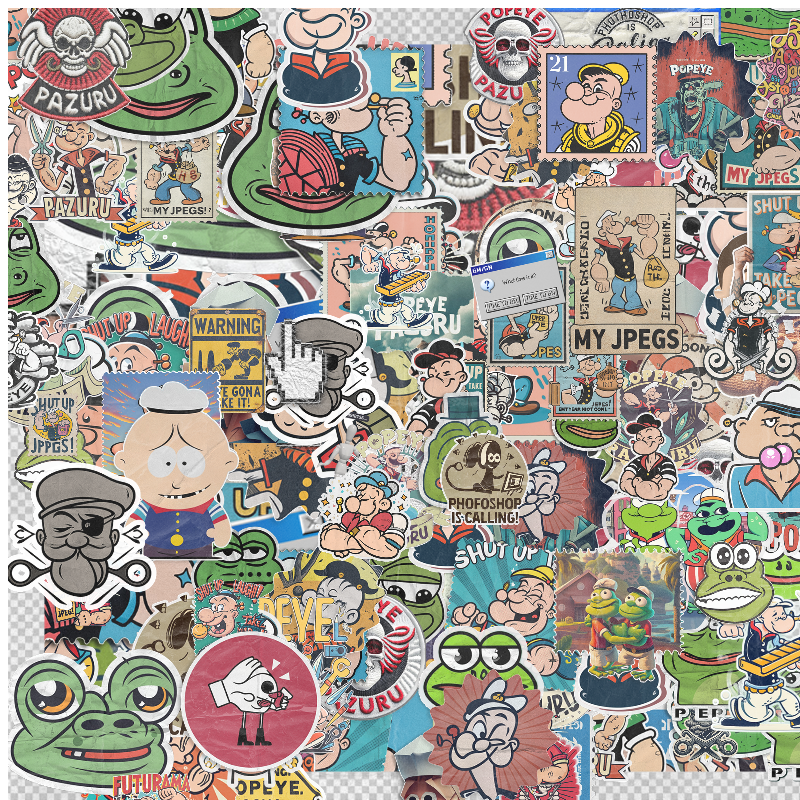 Sticker addict: PEPEYE #7 static token preview