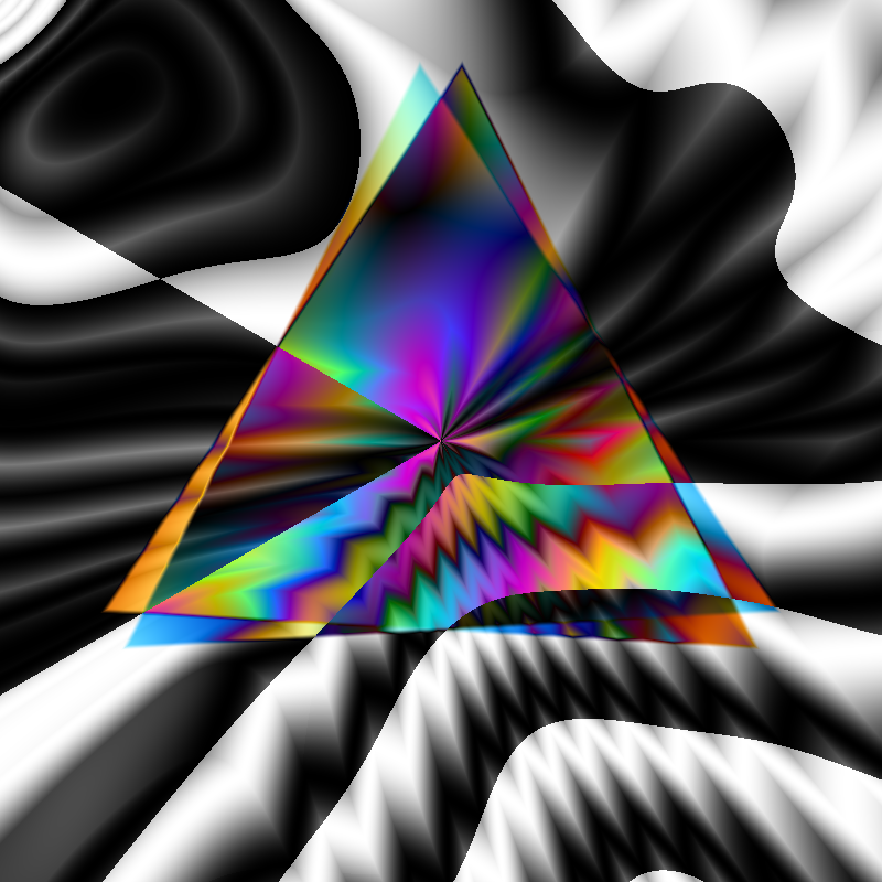 Colorful Triangles #12 static token preview