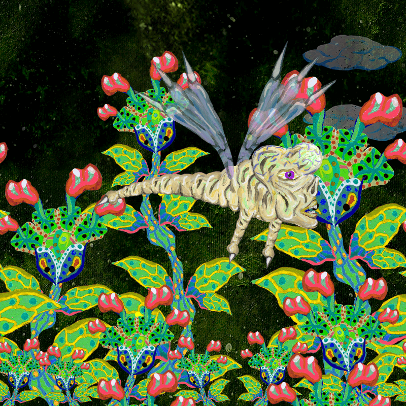 Fireflies and Flower Gardens #9 static token preview