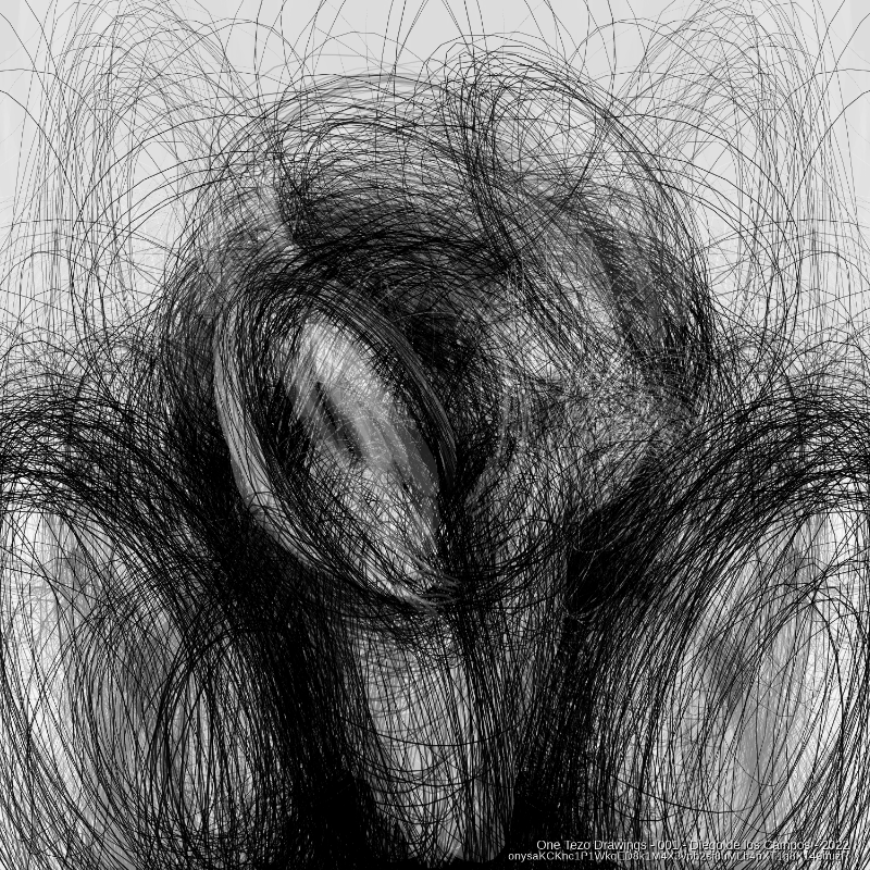 One Tezo Drawings #21 static token preview