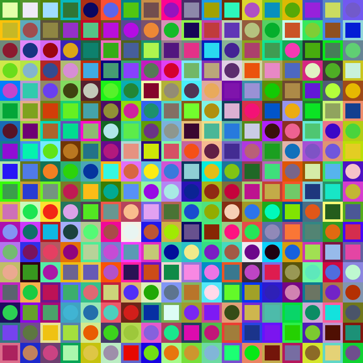 Square Dot Composition #340 static token preview
