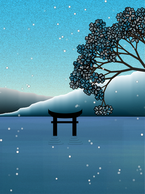 Winter morning in a village near Tokyo #20 static token preview