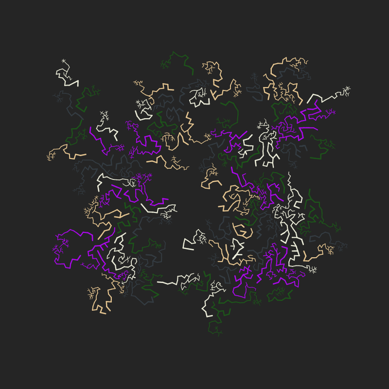 Random circle of Fractals #9 static token preview