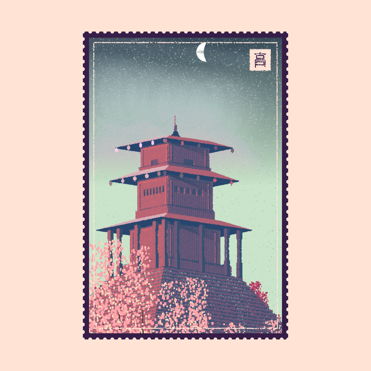 ABANDONED TEMPLE 廃寺 #19 static token preview