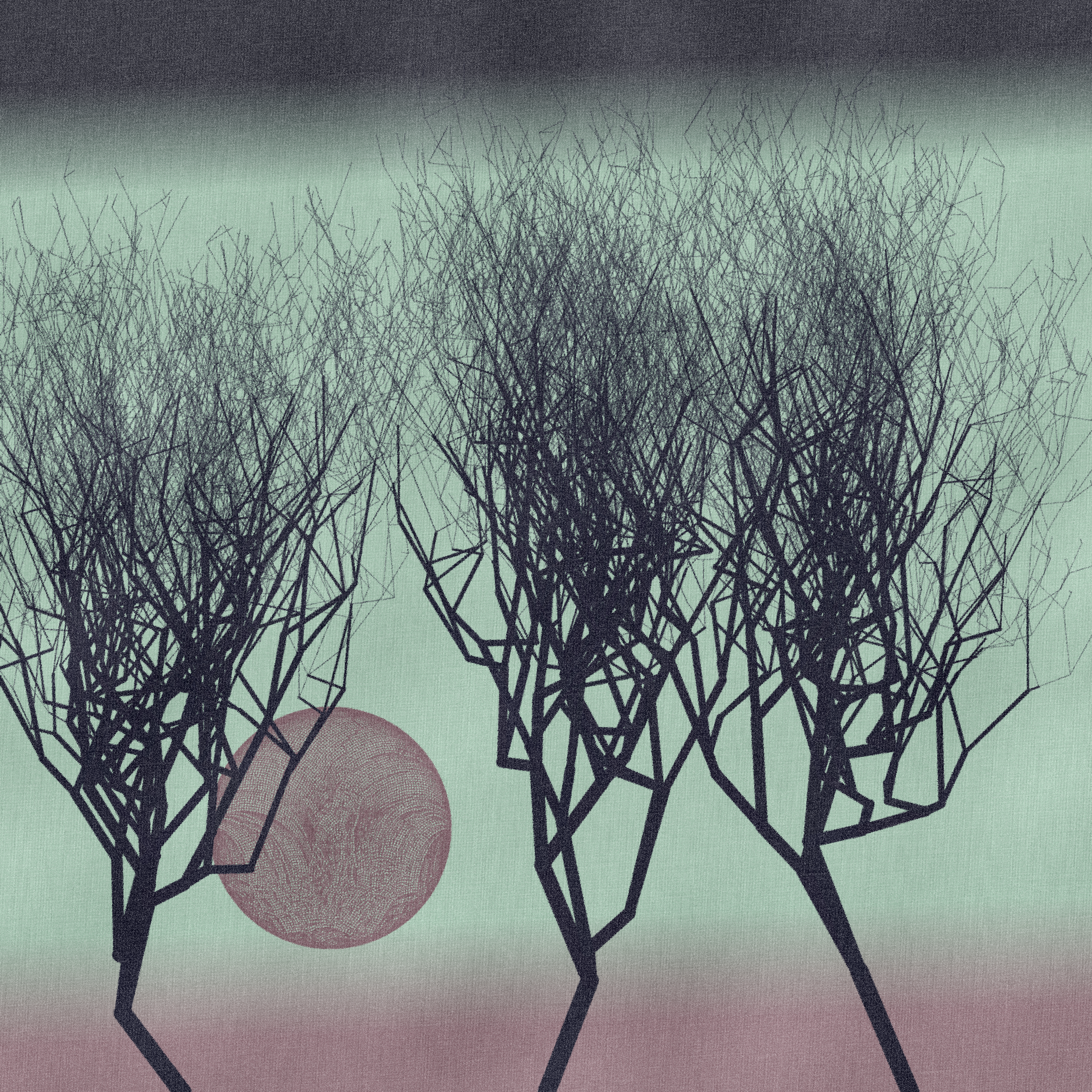 Three dead trees on earth #17 static token preview