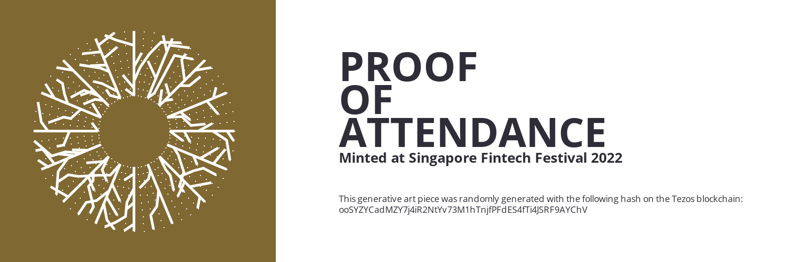 SFF2022 Proof of Attendance Token #567 static token preview