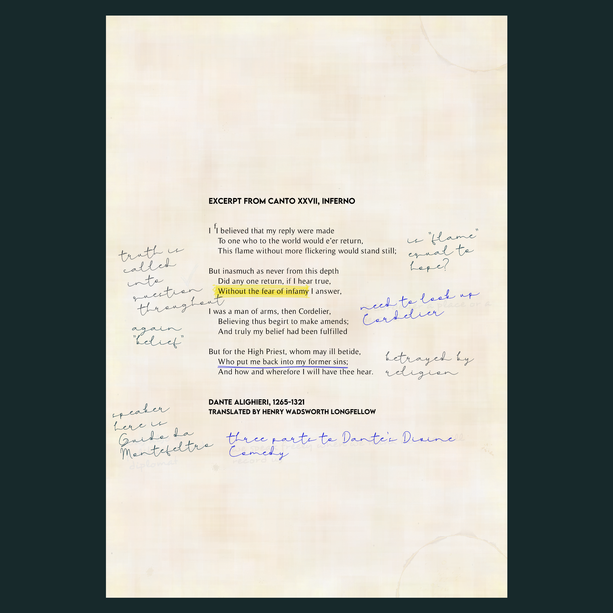 Poems in the Public Domain #20 static token preview