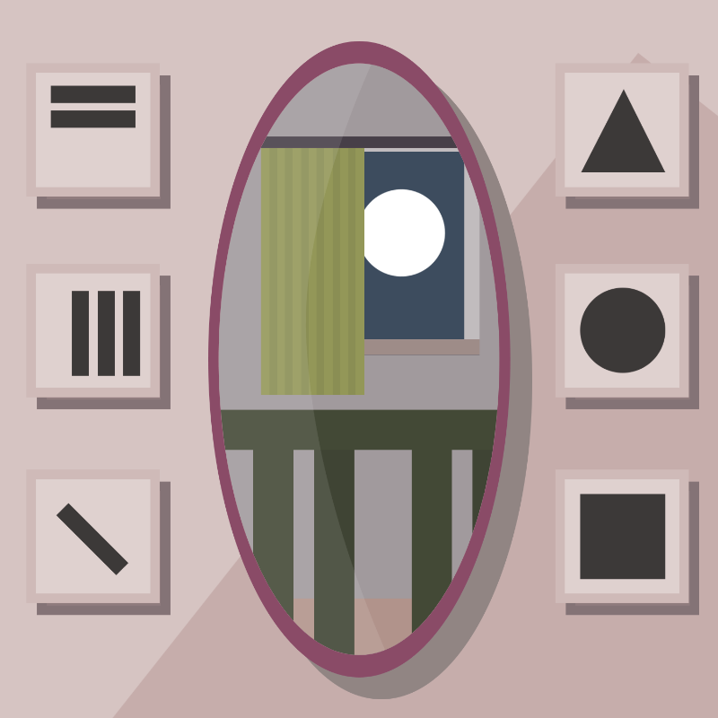 A moon in\and the mirror. #6 static token preview