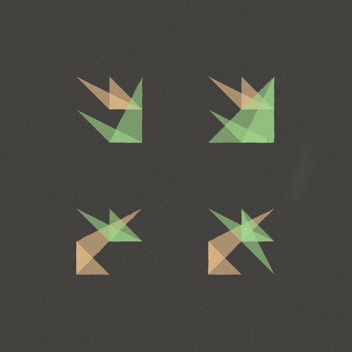 Origami. #23 static token preview