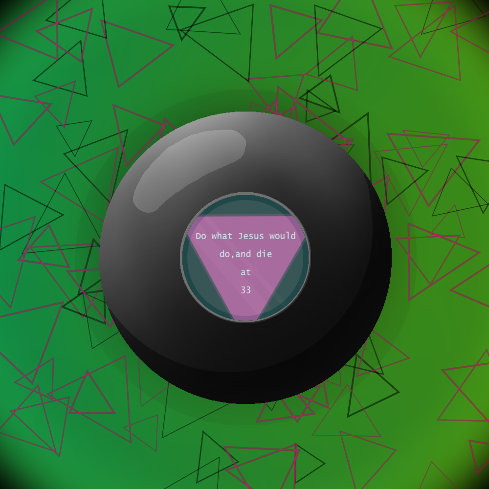 Malevolent 8 Ball #21 static token preview