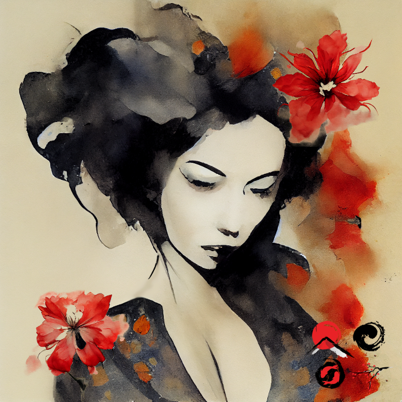 Depressed Geisha #2 static token preview