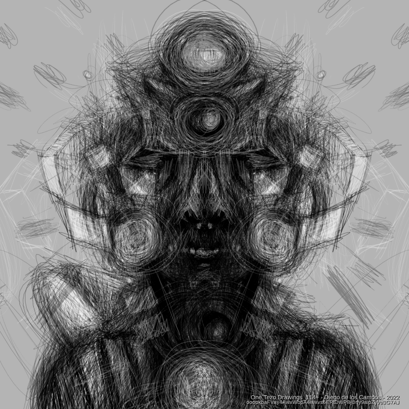 One Tezo Drawings_114+ #4 static token preview