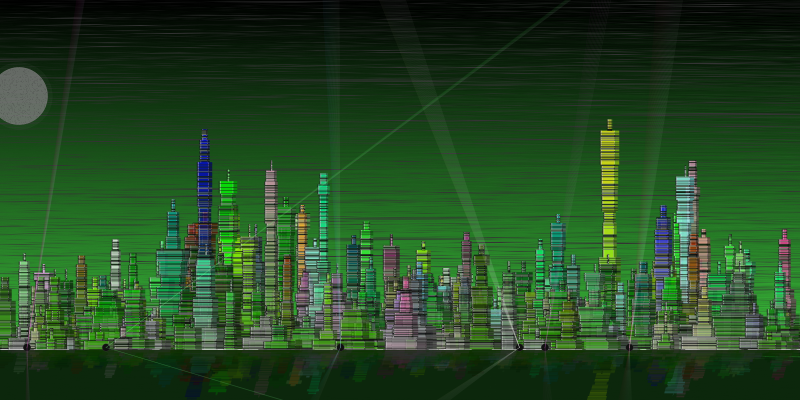 Fictional Cityscapes #7 static token preview