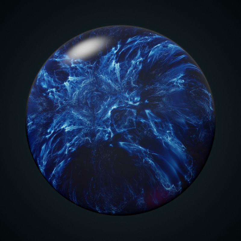 Fractal Marbles #7 static token preview