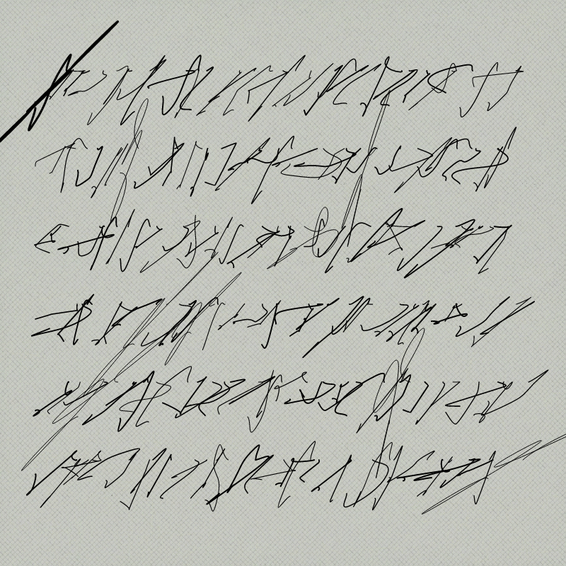 asemic #14 static token preview