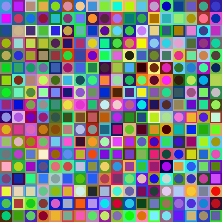 Square Dot Composition #344 static token preview